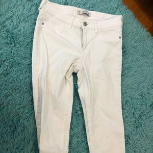 White A&F jeans